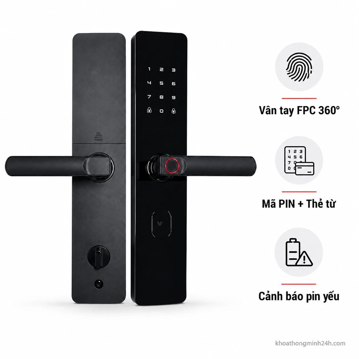 Khóa cửa gỗ thông minh GT01
